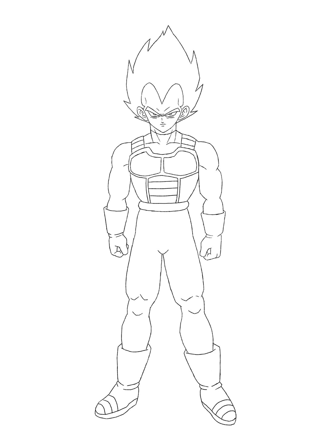 Let's Draw Vegeta Together