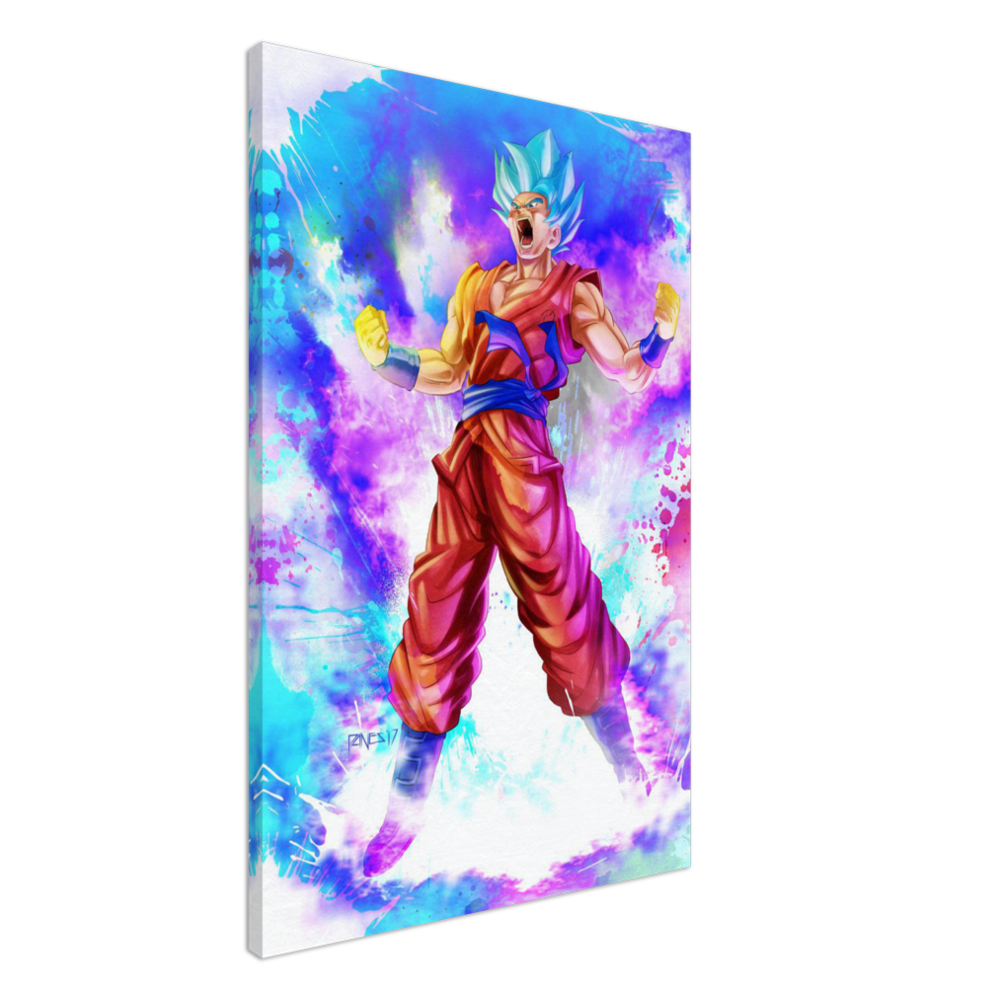 Goku Super Saiyan Blue-Large Canvas