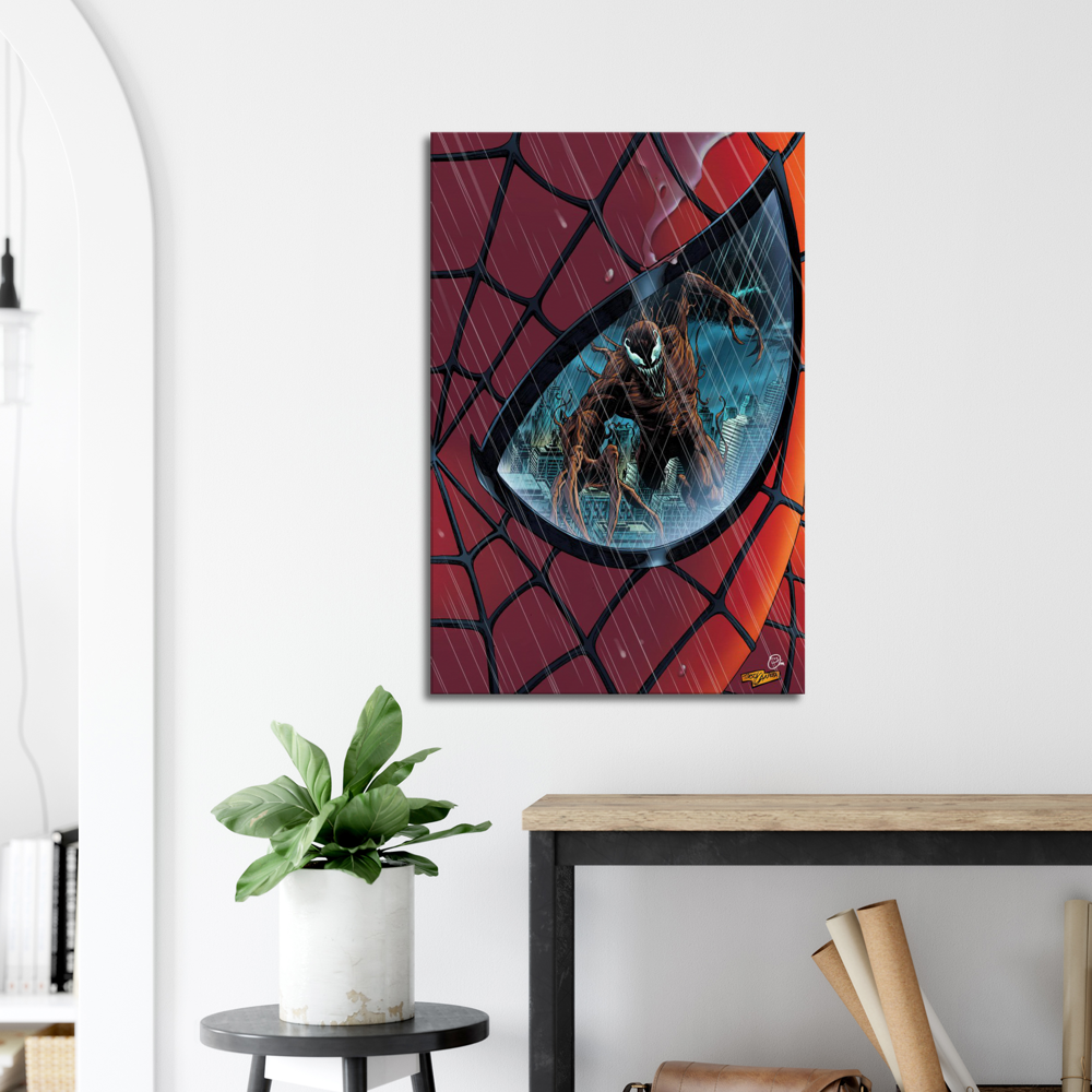 Spider Eyes Carnage-Large Canvas