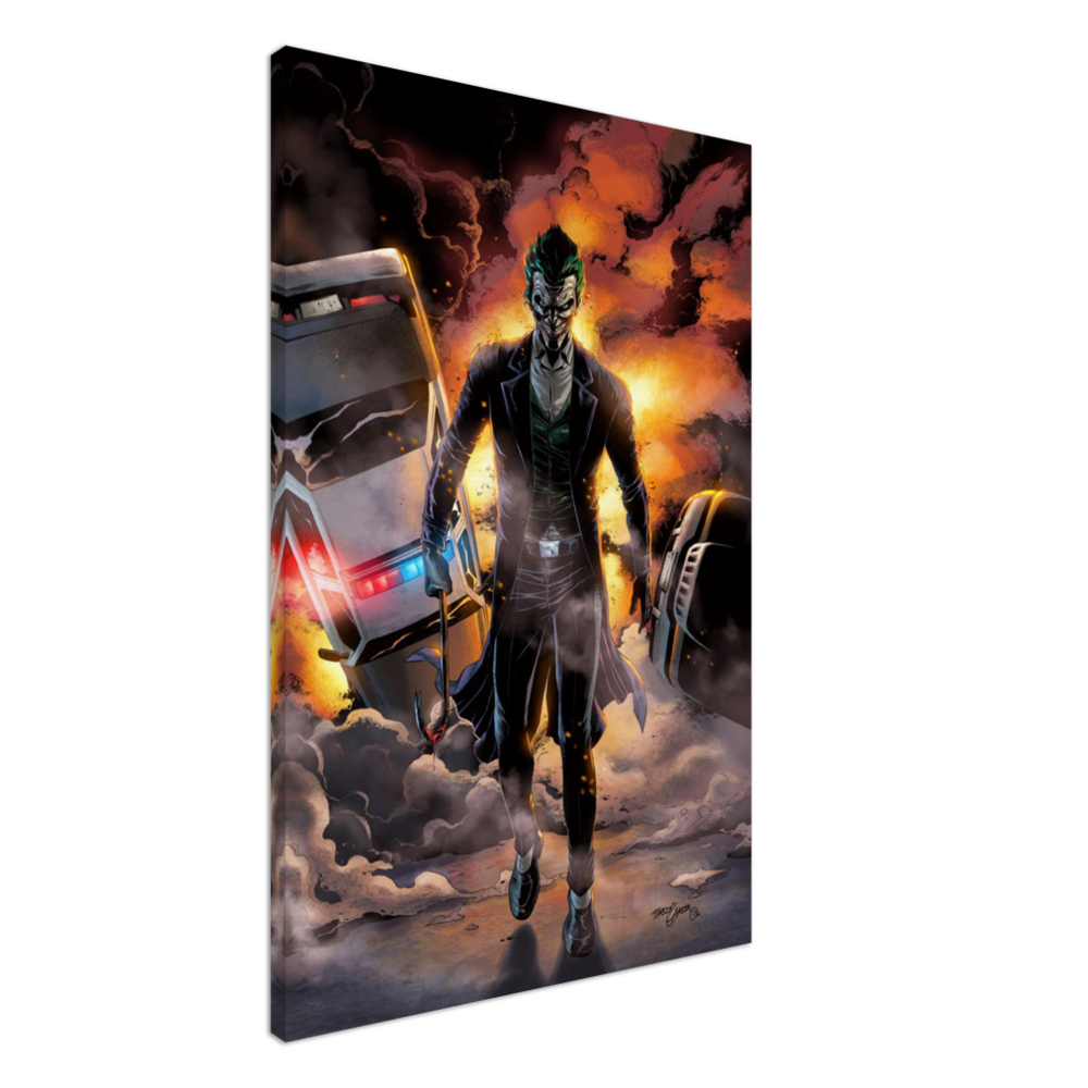 That is blood on the crowbar -Large Canvas