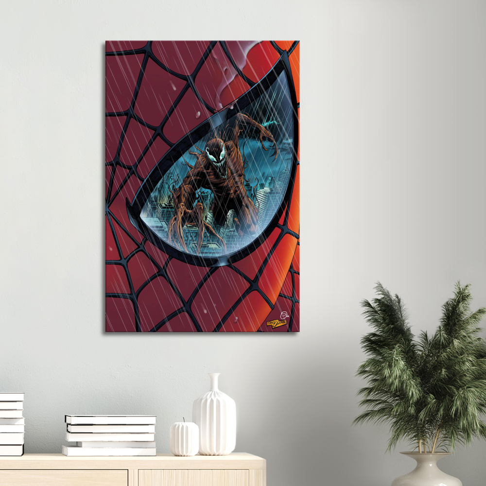 Spider Eyes Carnage-Large Canvas