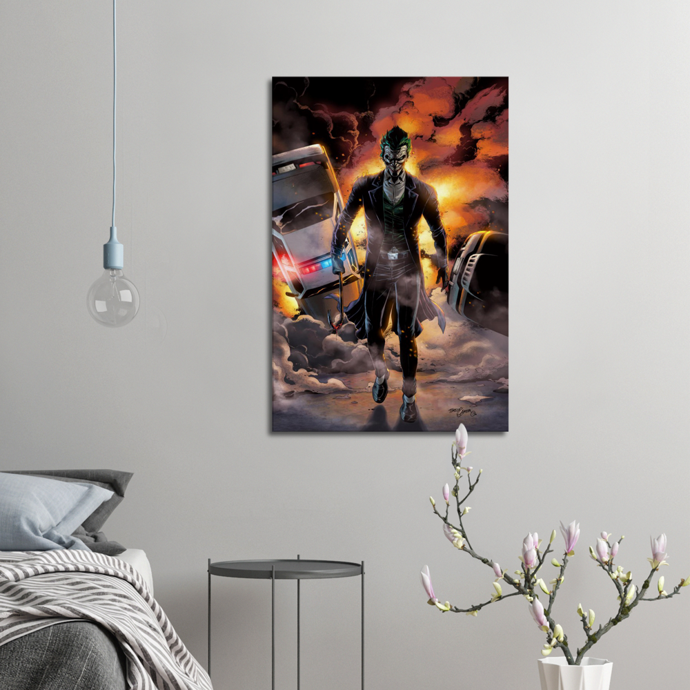That is blood on the crowbar -Large Canvas