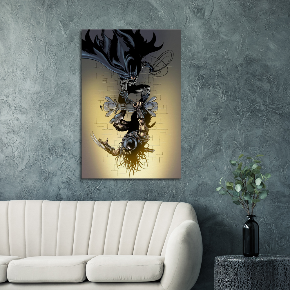 Batman vs Predator -Large Canvas