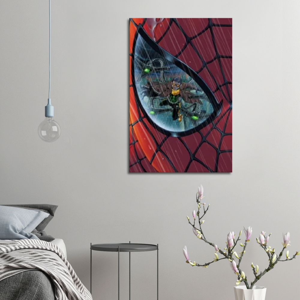 Spider Eyes Doc Ock-Large Canvas