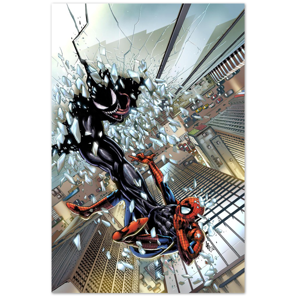 Through the Shattered Glass-Art Print