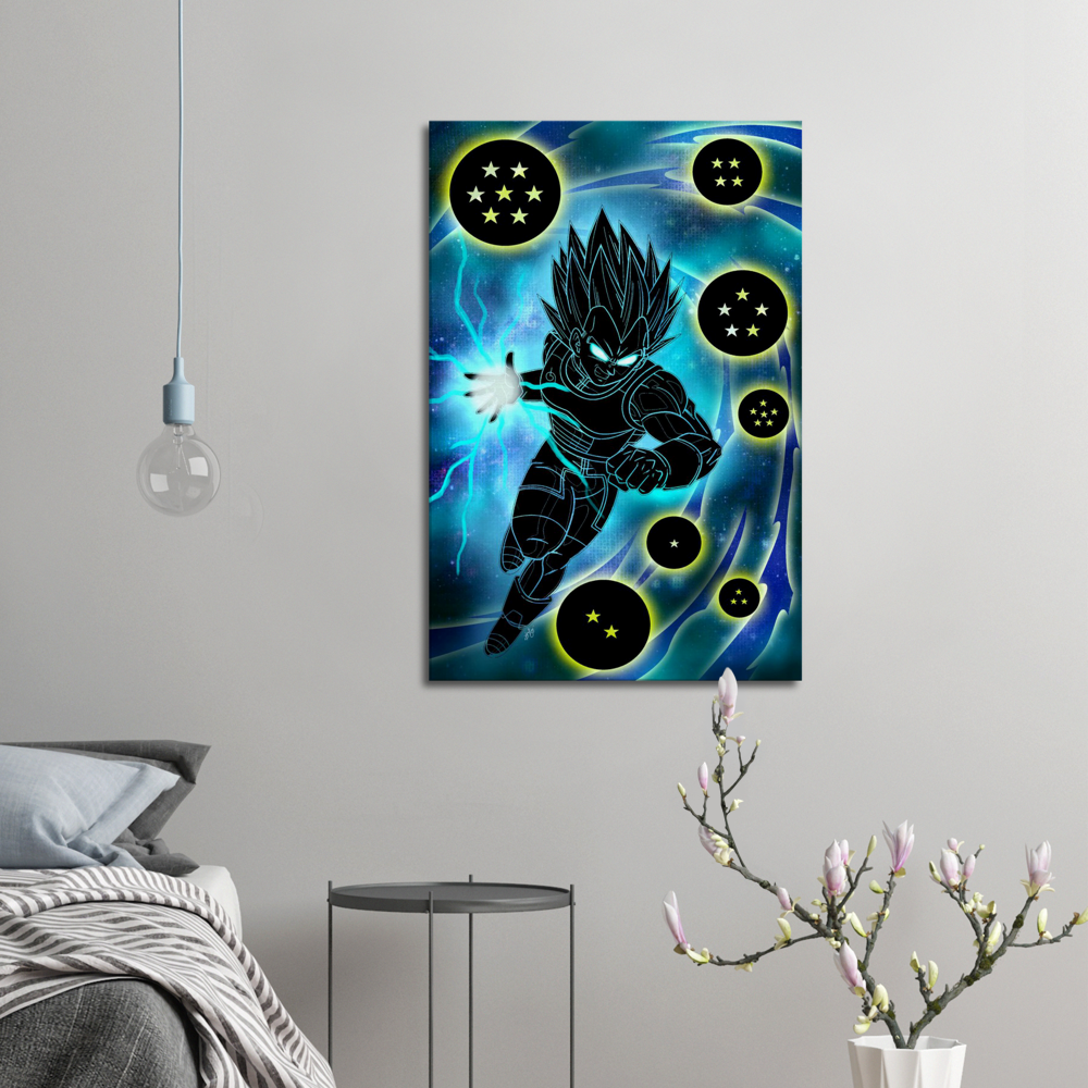 Cosmic Vegeta-SMALL Canvas