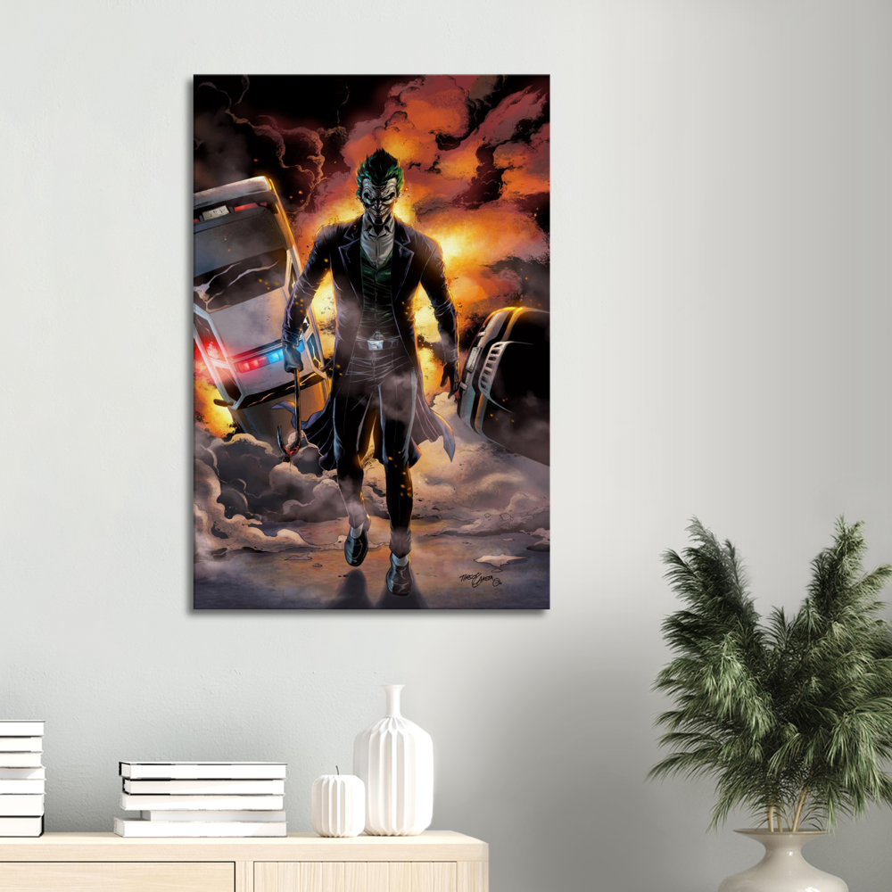 That is blood on the crowbar -Small Canvas