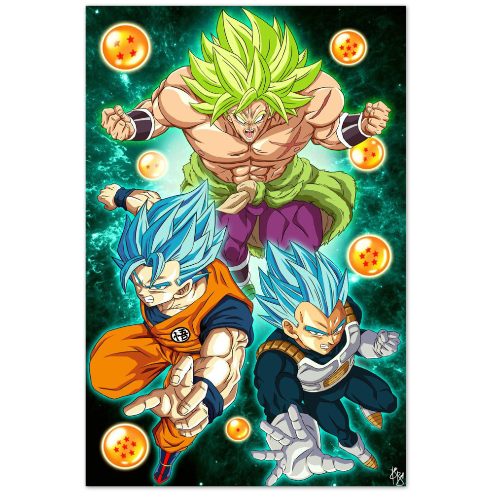 Dragon Broly 2-Art Print