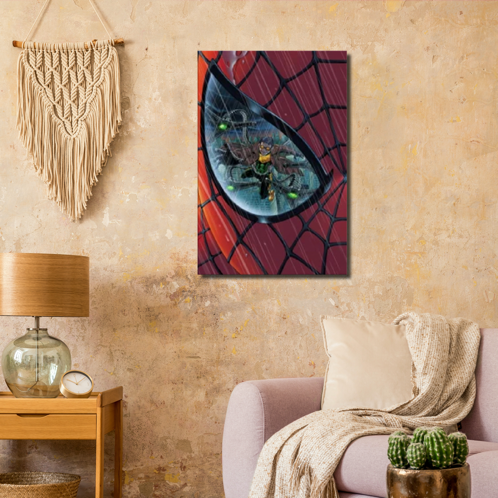 Spider Eyes Doc Ock-Large Canvas