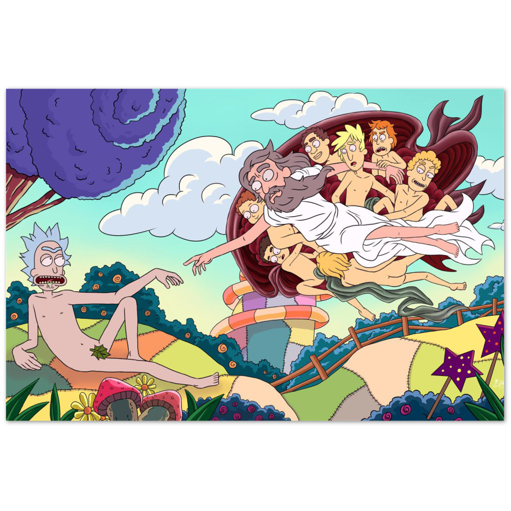 Creation of Rick-Art Print