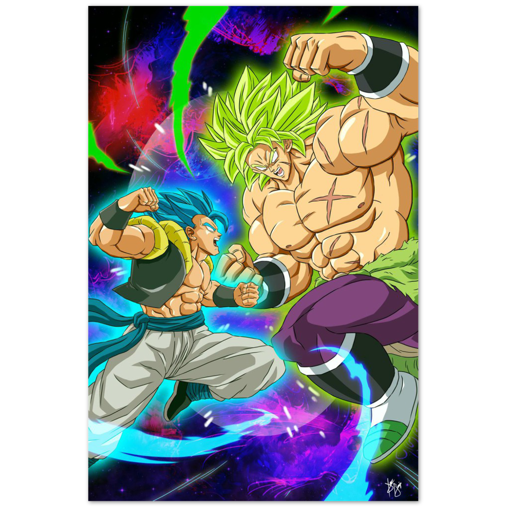 Gogeta vs Broly-Art Print