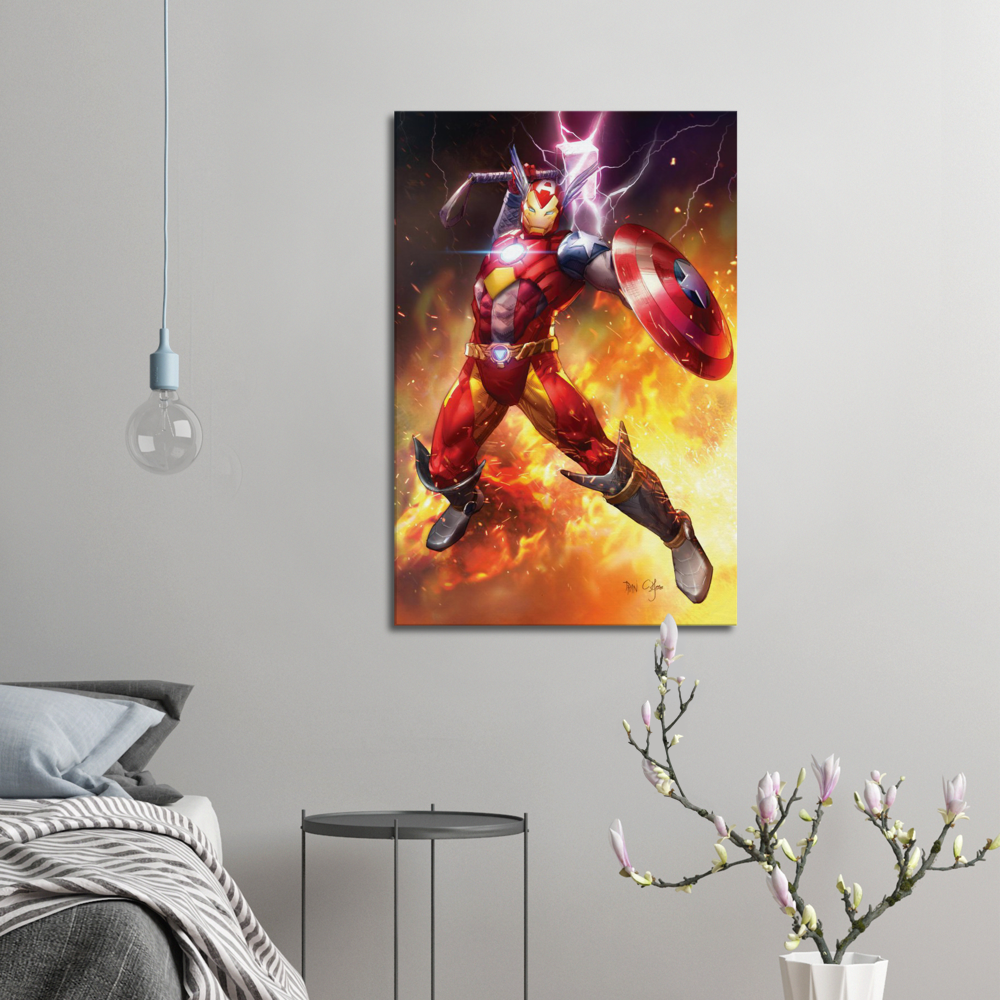 Captain Iron Thor - Large Canvas