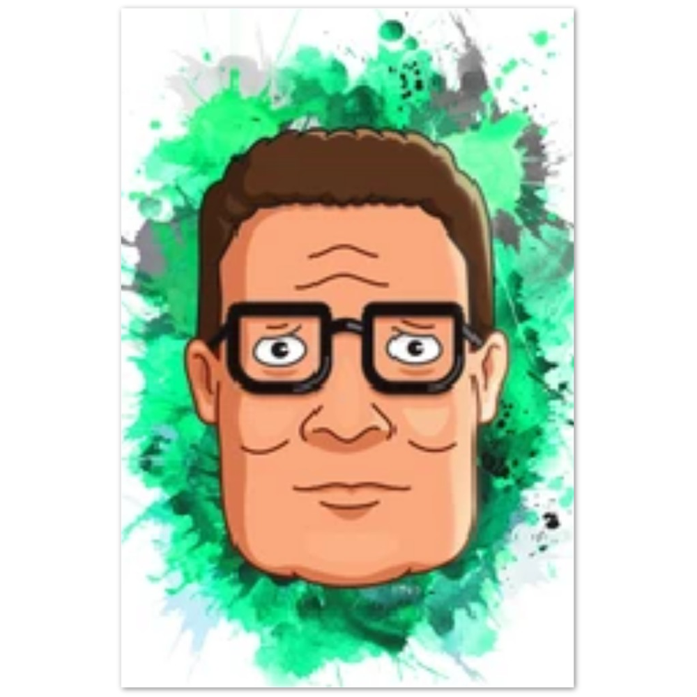 Hank Hill-Art Print