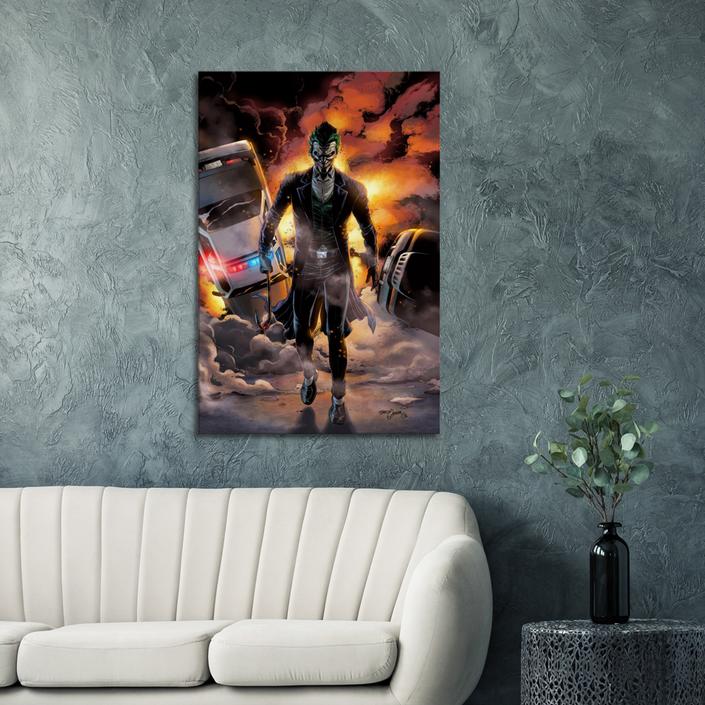 That is blood on the crowbar -Small Canvas