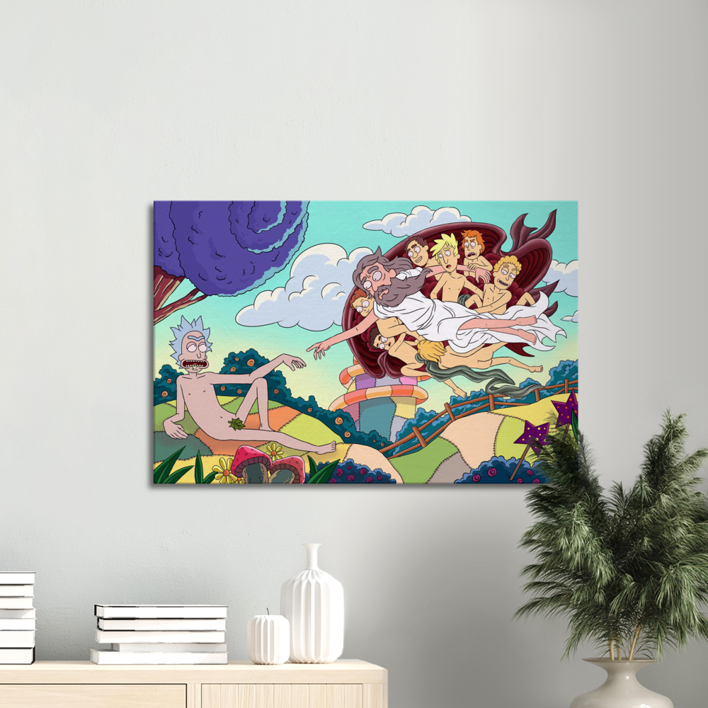 Creation of Rick -SMALL Canvas