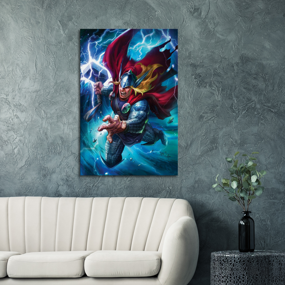 Lord of Thunder! -Small Canvas