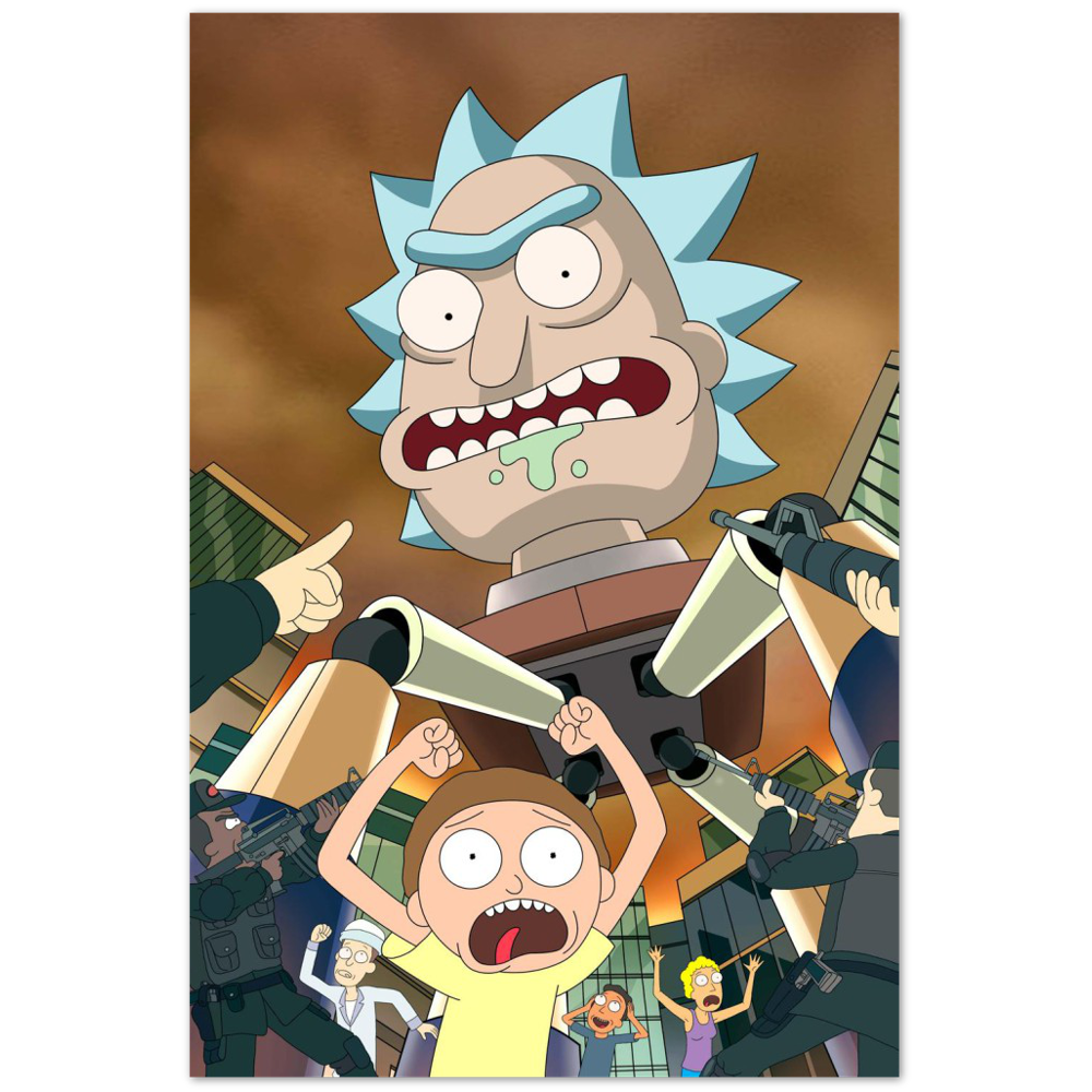 Mecha Rick-Art Print