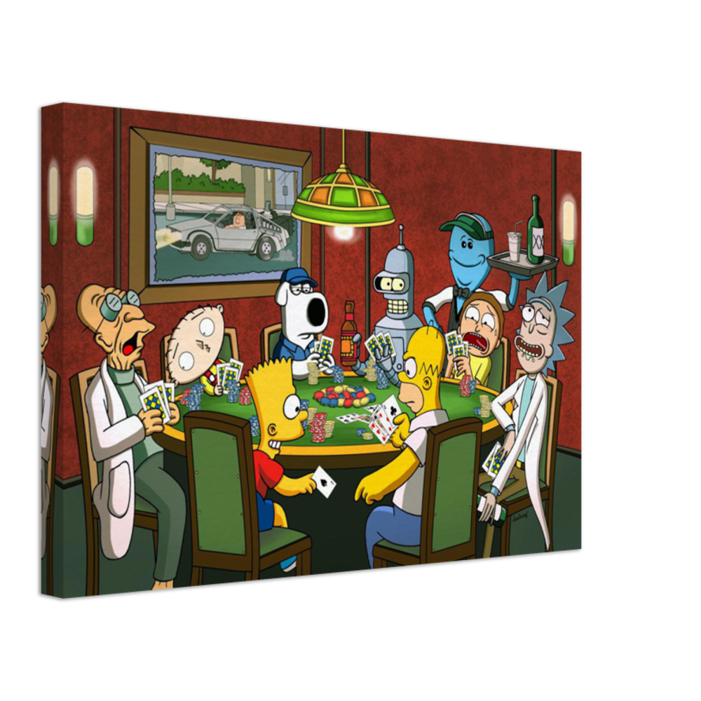 Poker Night -Small Canvas
