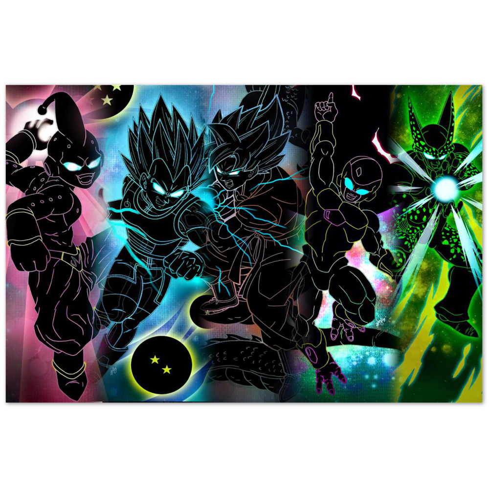 Cosmic Dragon Ball Z-Art Print