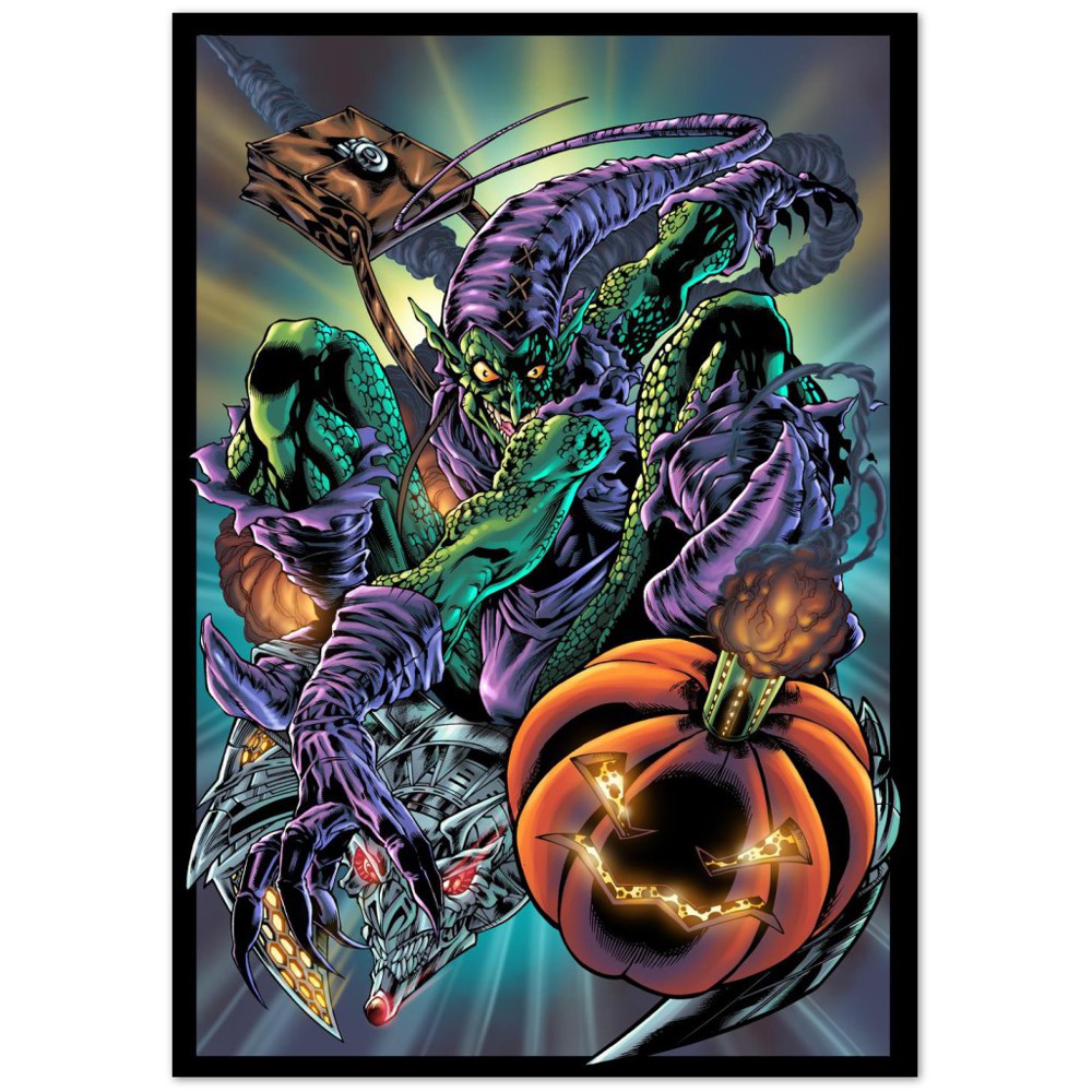 Savage Green Goblin-Art Print