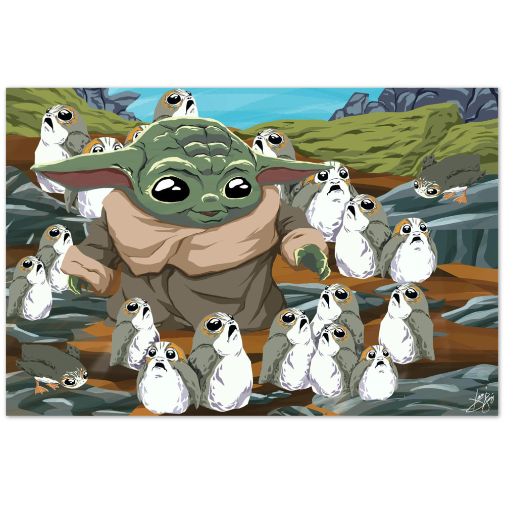 Baby Yoda-Art Print