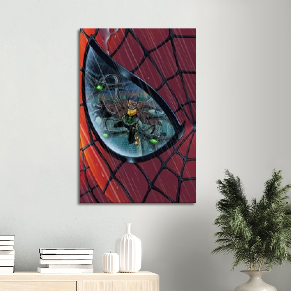 Spider Eyes Doc Ock-Large Canvas