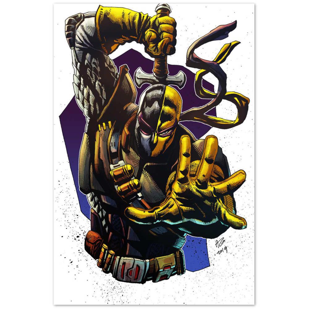 Deathstroke Bust-Art Print