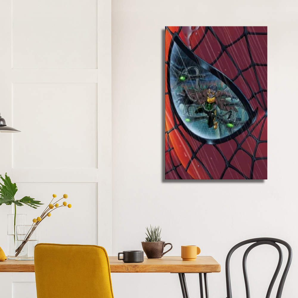Spider Eyes Doc Ock-Large Canvas