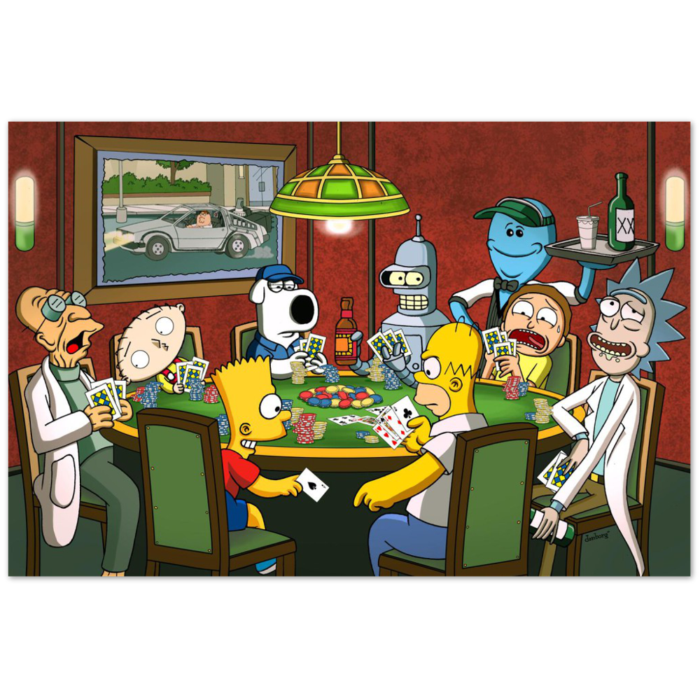 Poker Night-Art Print