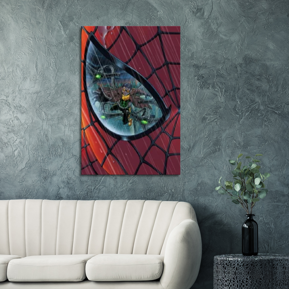 Spider Eyes Doc Ock-Large Canvas