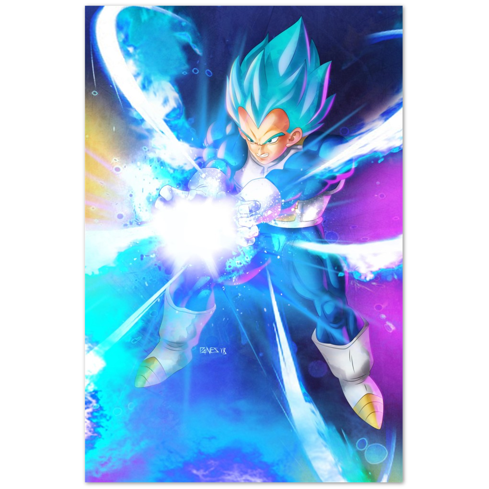 Vegeta Super Saiyan Blue-Art Print