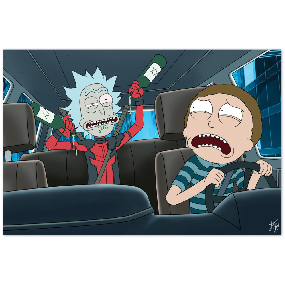 Deadpool Rick-Art Print
