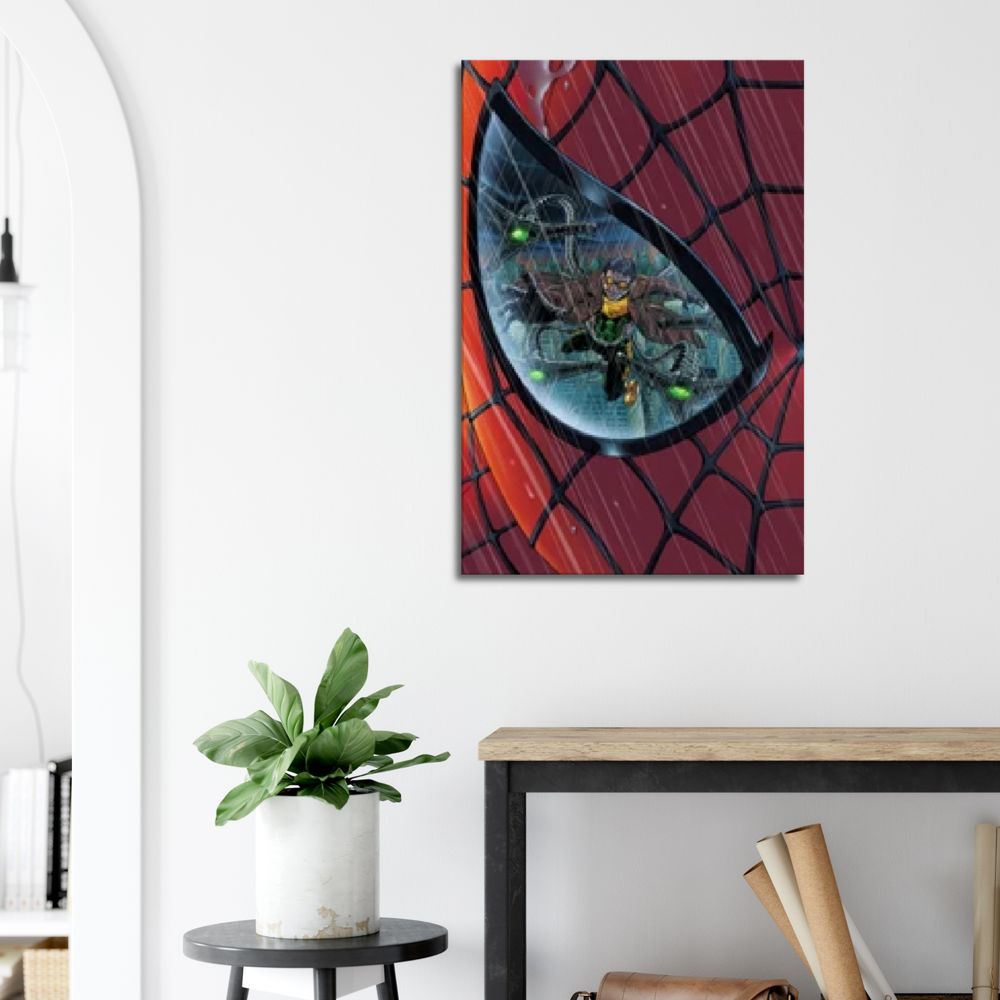 Spider Eyes Doc Ock-Large Canvas