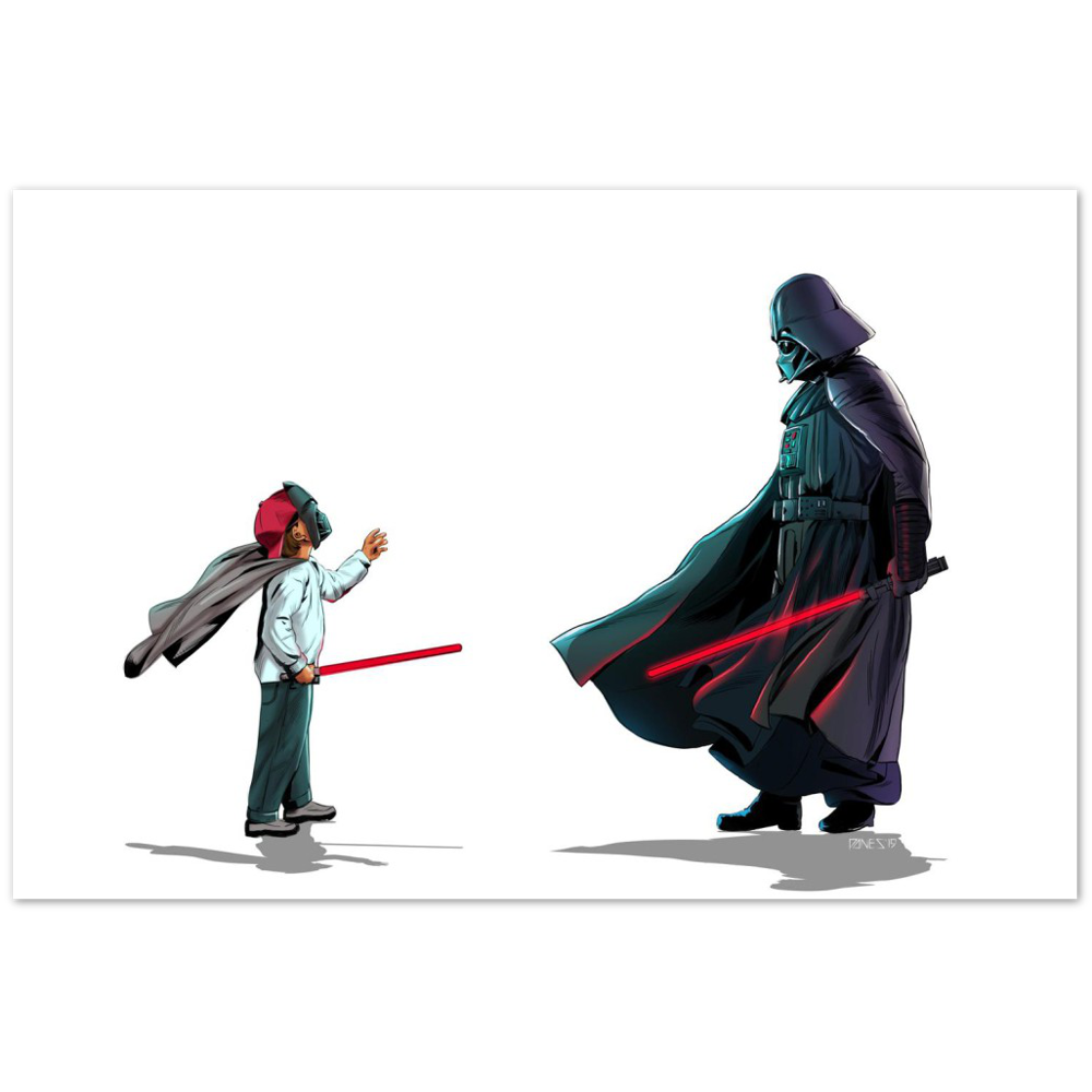 Vader vs Me-Art Print