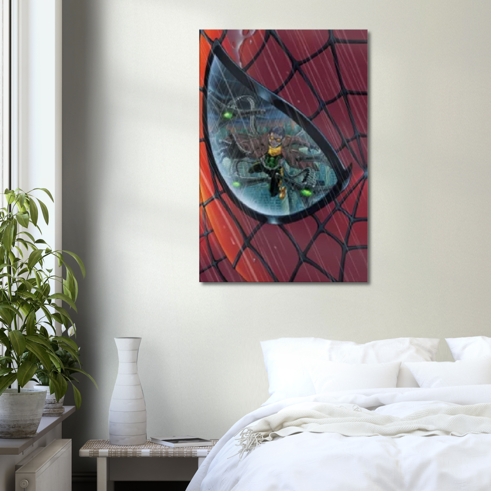 Spider Eyes Doc Ock-Large Canvas