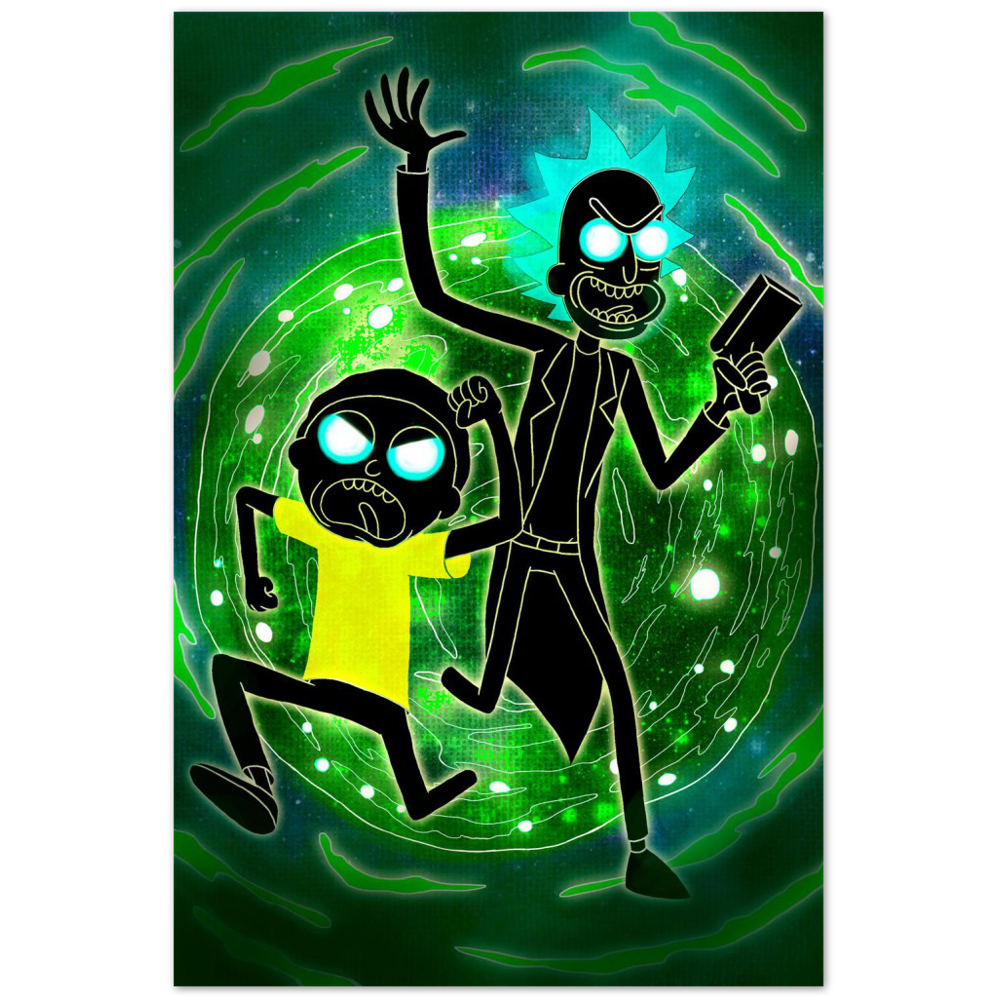 Cosmic Rick and Morty-Art Print