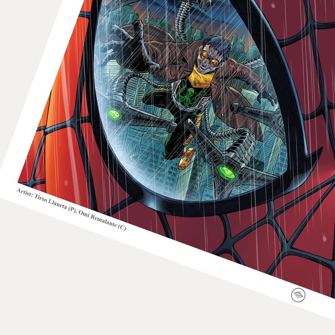 Spider Eyes Green Goblin & Dock Ock Version-16x24 Giclée Art Print