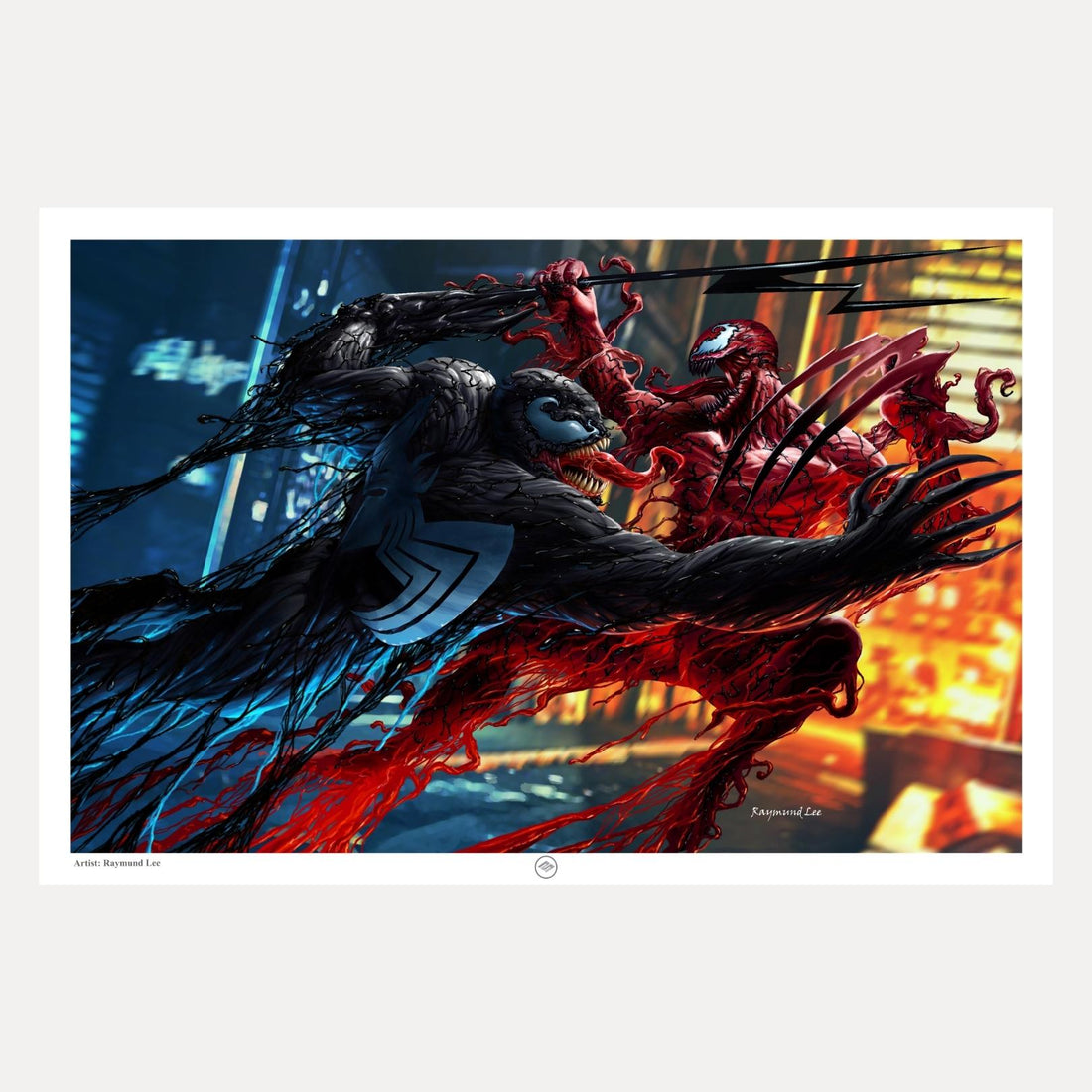 Venom vs Carnage- 16x24 Giclée Art Print