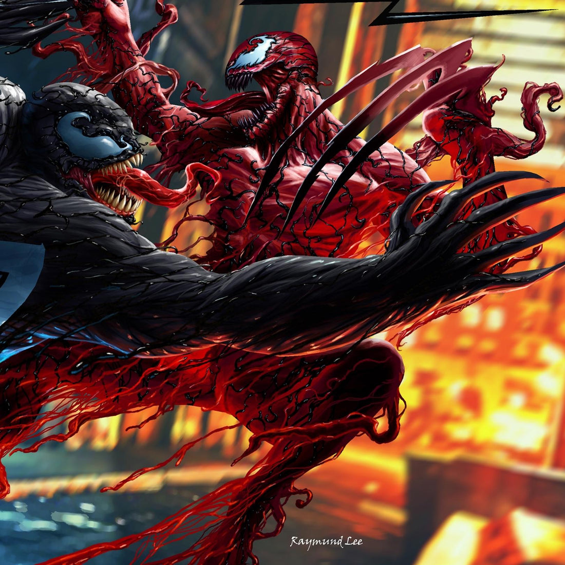 Venom vs Carnage- 16x24 Giclée Art Print