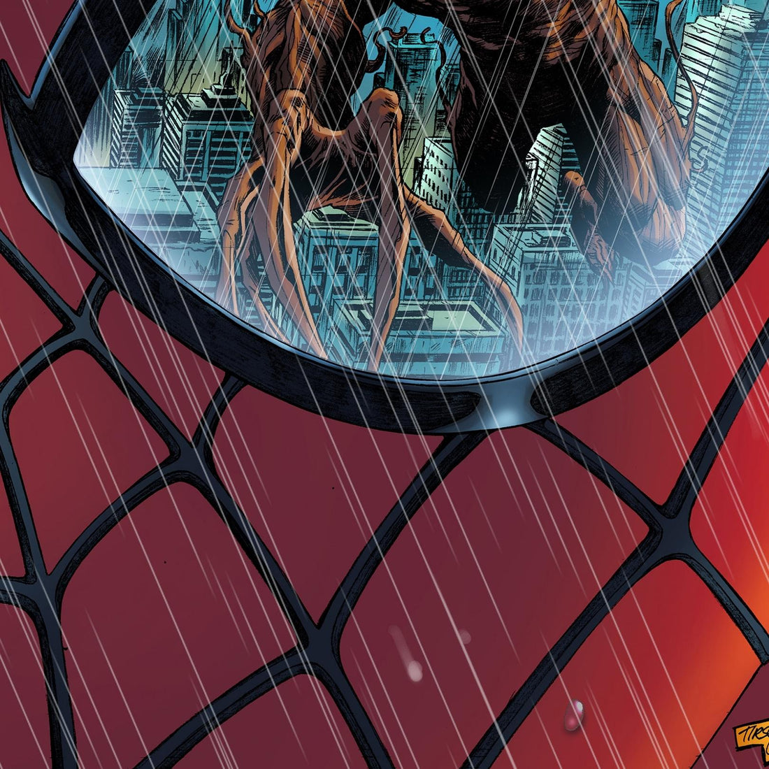 Spider Man Eyes  Carnage-16x24 Giclée Art Print