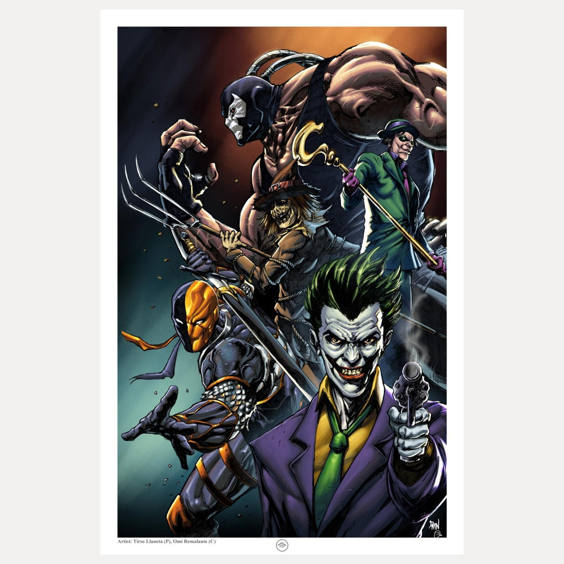 Gotham Villains- 16x24 GicléeArt Print