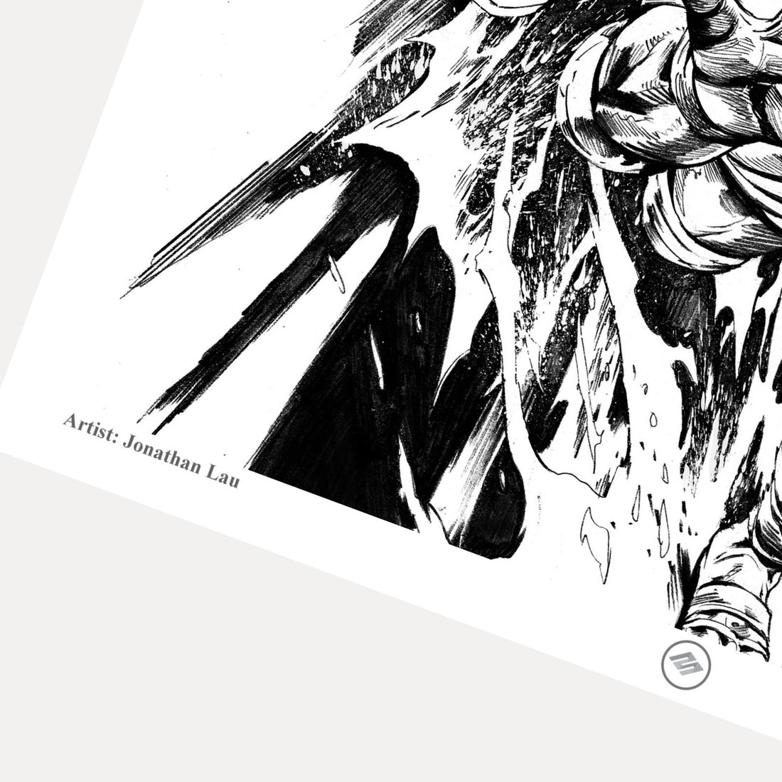 TMNT Black and White- 16x24 Giclée Art Print