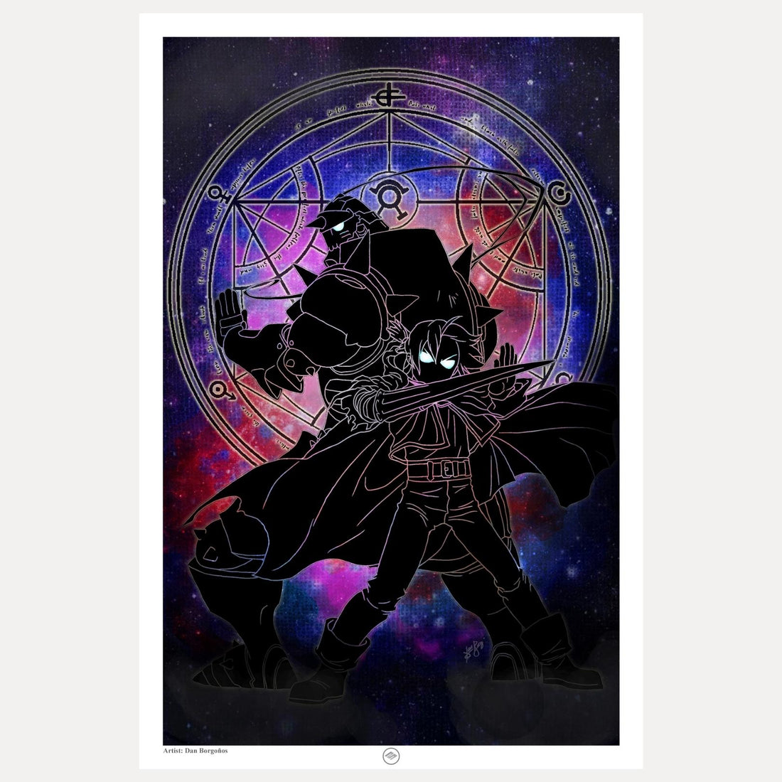 Cosmic Full Metal Alchemist- 16x24 Giclée Art Print