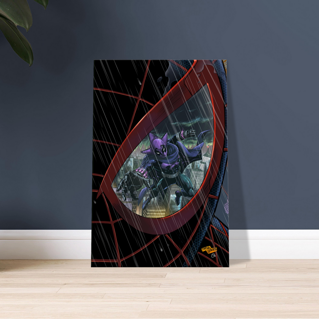 MILES MORALES EYES PROWLER-LARGE CANVAS