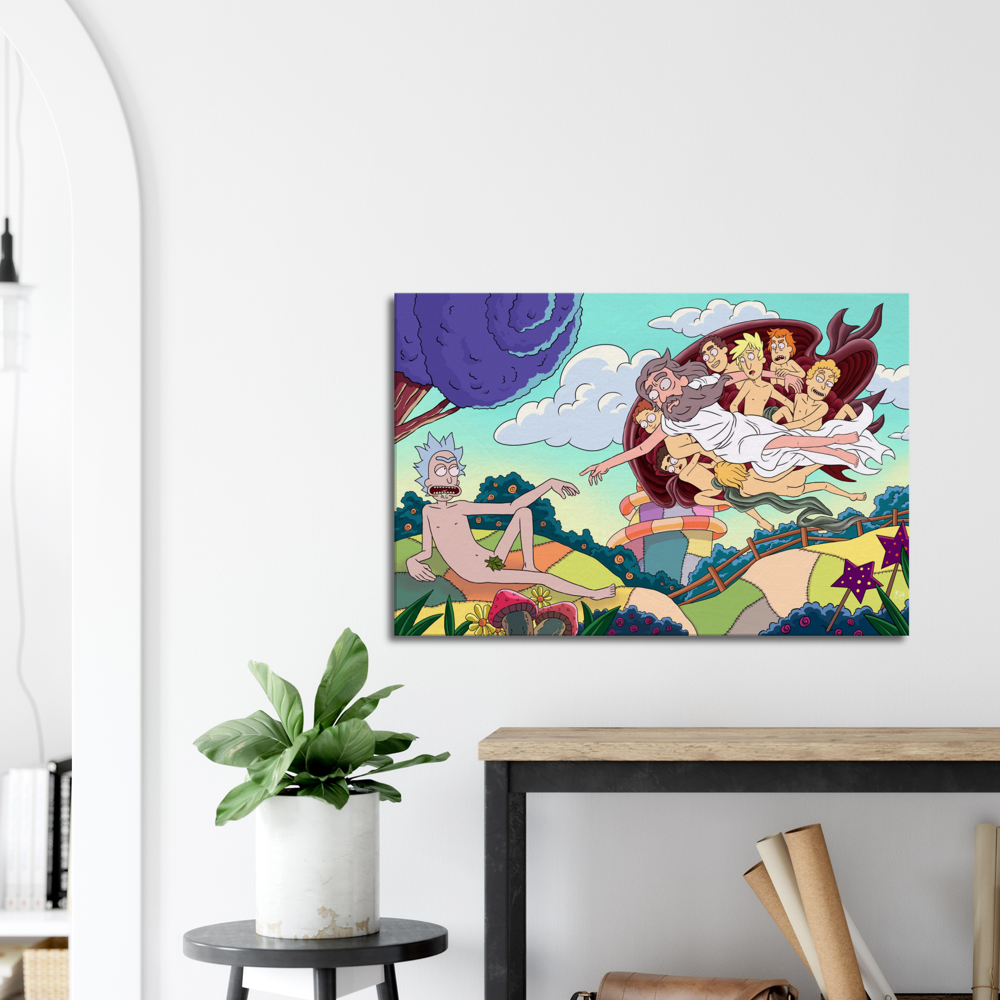 Creation of Rick -Large Canvas