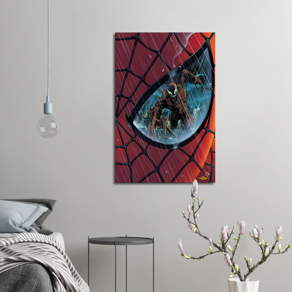 Spider Eyes Carnage-Large Canvas