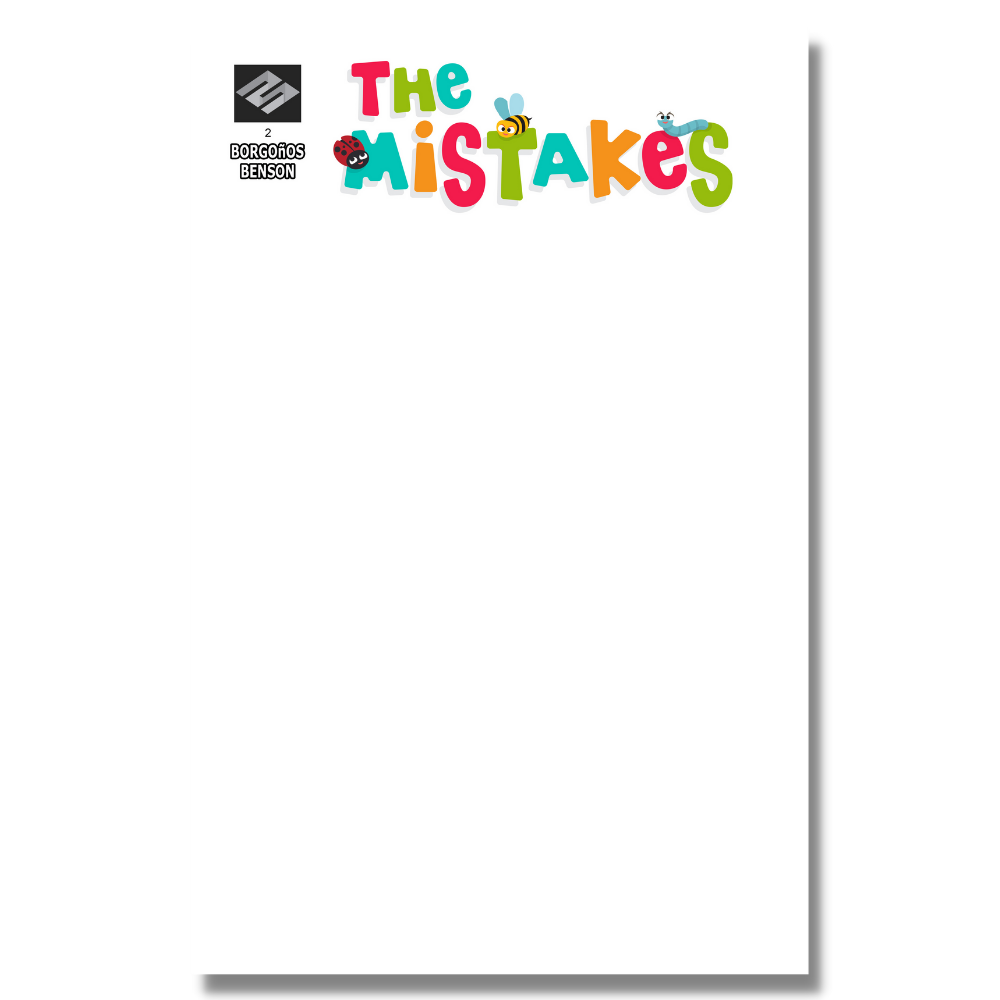 The Mistakes #2 Blank Sketch Cover B