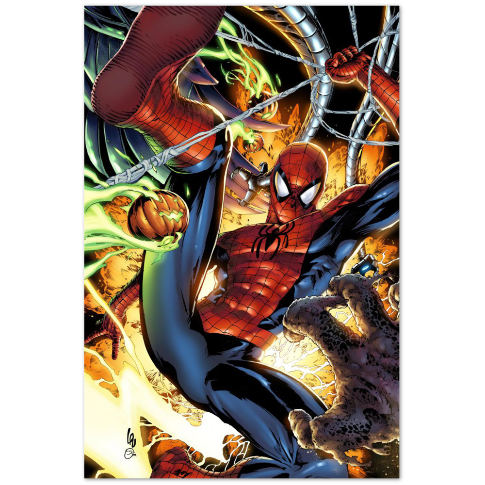 Spiderman Vs Sinister 6-Art Print