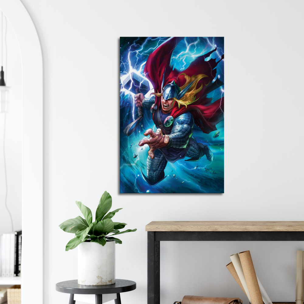 Lord of Thunder! -Small Canvas