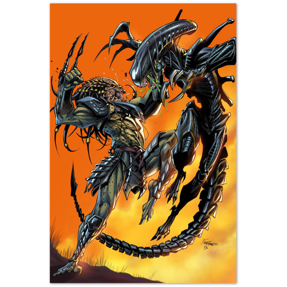 Alien Vs Predator-Art Print